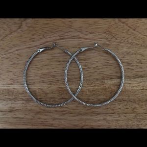 Silver Hoop Earings